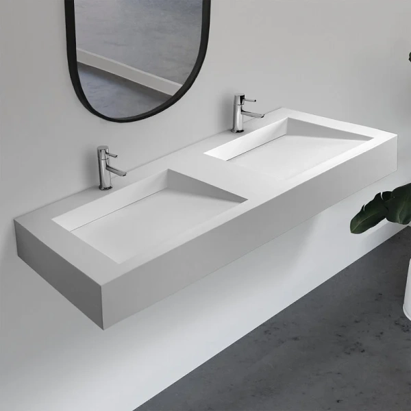 Раковина Abber Stein 152 см двойная AS2643-1.5