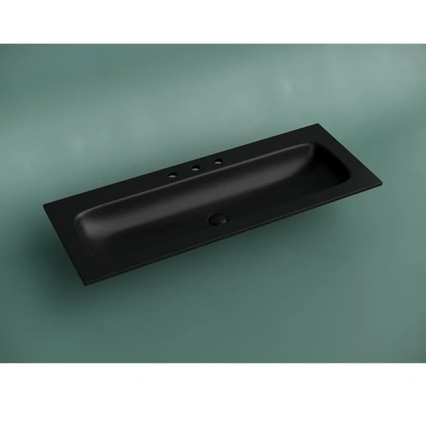 Раковина Ceramica Nova Grace 121 см черная матовая CN7024MB