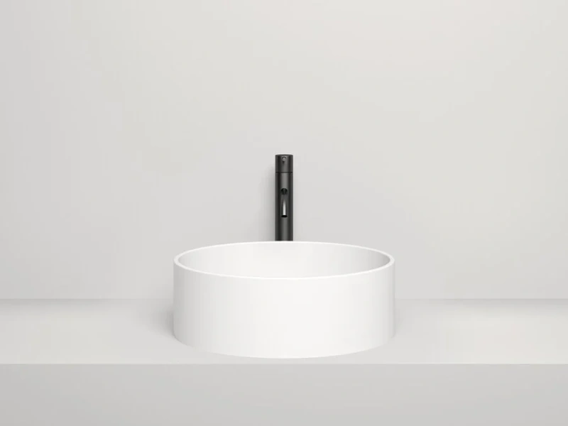 Раковина Salini Armonia 02 45 см покраска по RAL полностью 130112SMF Staron