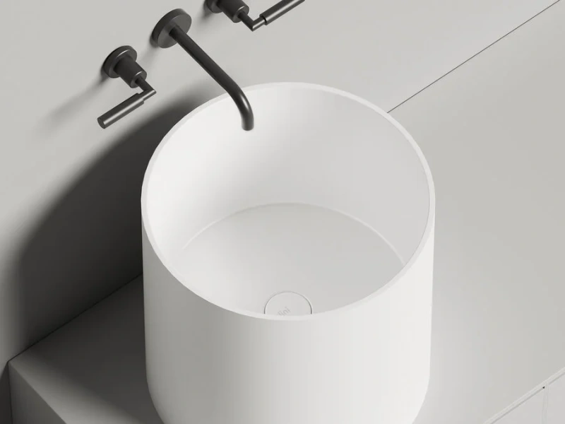 Раковина Salini Armonia 04 46 см белый матовый 130118M Staron