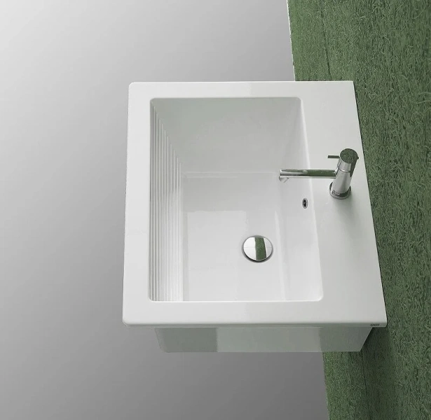 Раковина Globo Forty3 60 см белая FO063.BI*1 Staron