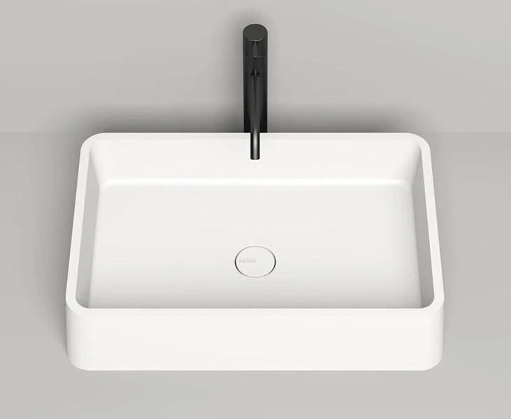 Раковина Salini Gloria 07 60 см накладная, белый матовый 1102207M Staron