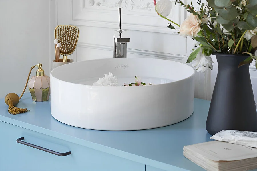 Раковина Jacob Delafon Delta Pure 41 см белая, без отверстия перелива E90012-0 Staron