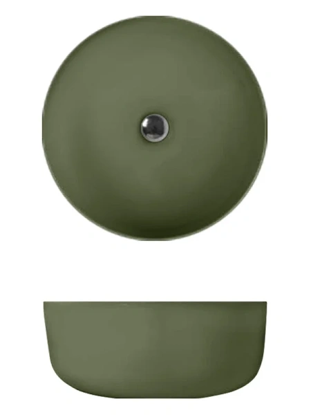 Раковина Kerasan Nolita 40 см Verde Muschio 534411 Staron