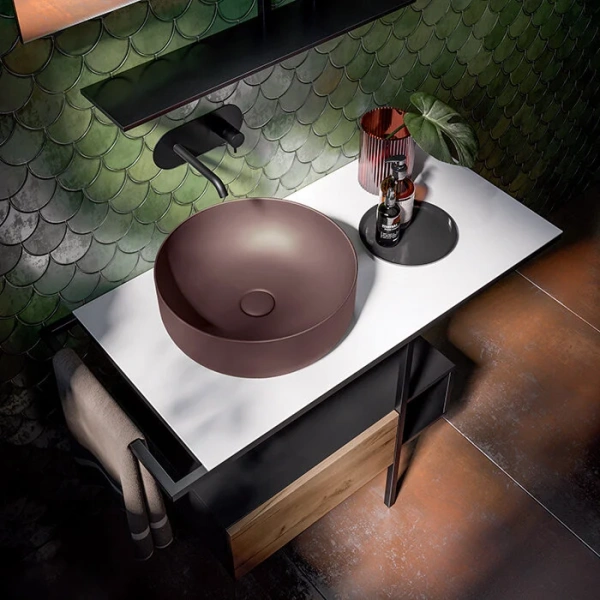 Раковина Kerasan Nolita 40 см Borgogna Matt 534475