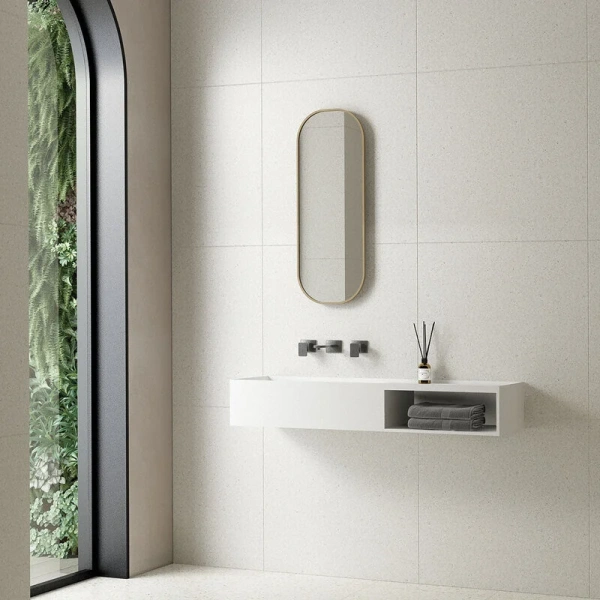 Раковина Vincea 80 см белая матовая VWB-6S180MW Staron