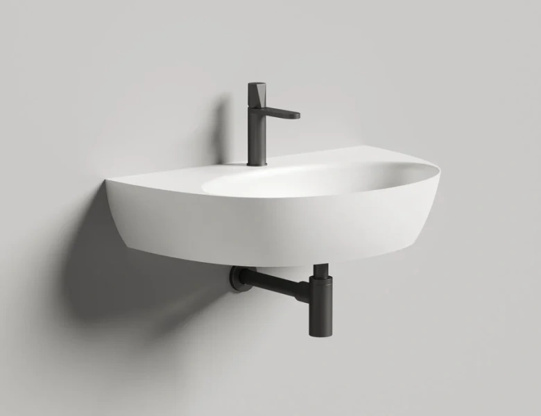 Раковина Salini Alda Wall 03 70 см белый матовый 140323M