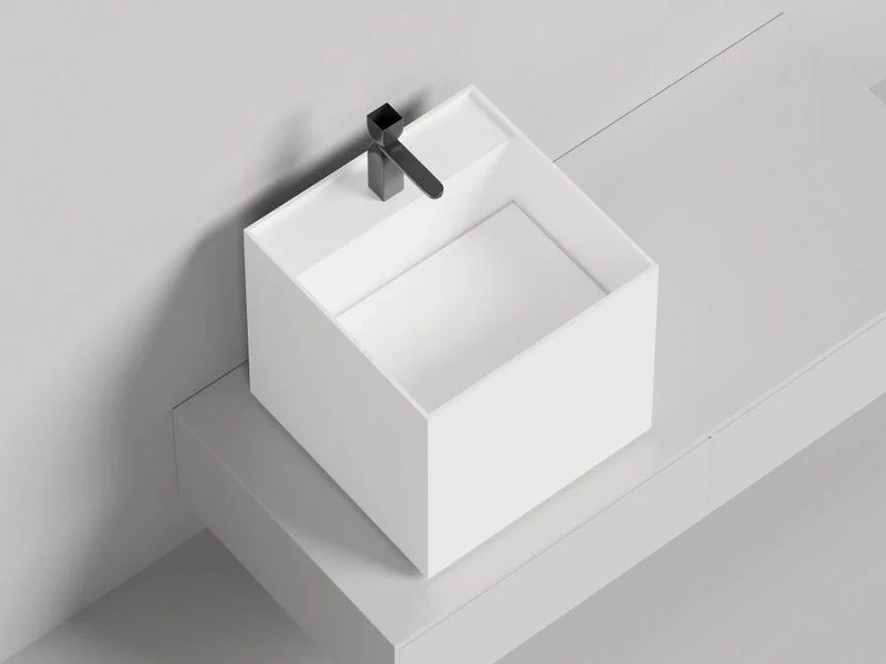 Раковина Salini Armonia Square Top 03 45 см квадратная 130513TG