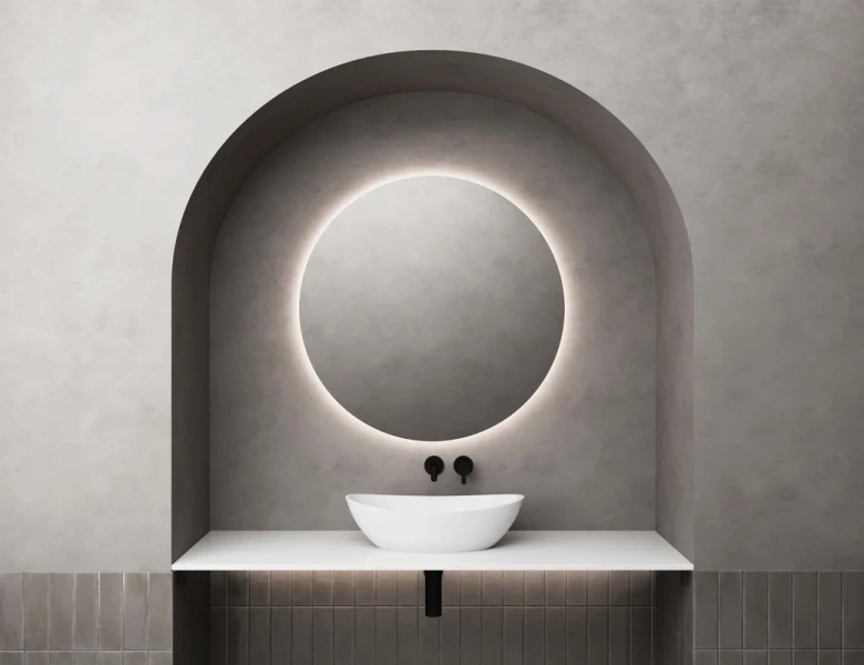 Раковина Salini Noemi 56 см накладная, белый матовый 1101203SM