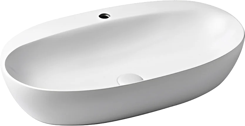 Раковина Azzurra Elegance 90 см овальная ELLA090440CMBI/(ECI90M bi)*1