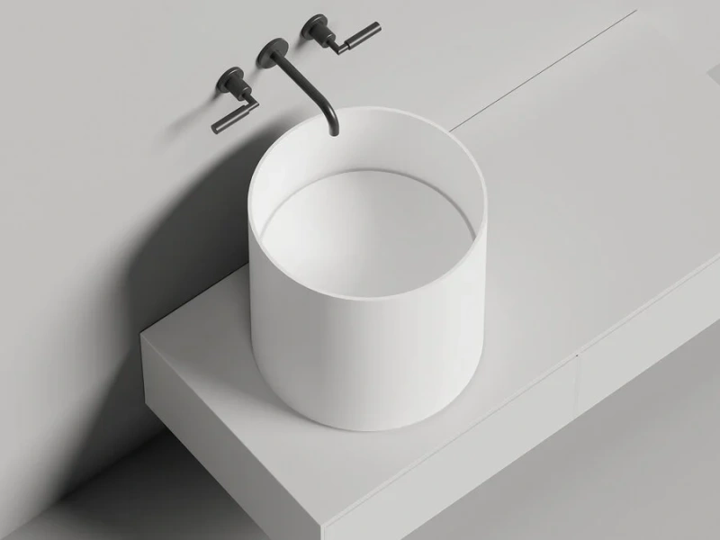 Раковина Salini Armonia Round 03 45 см белая 130413G