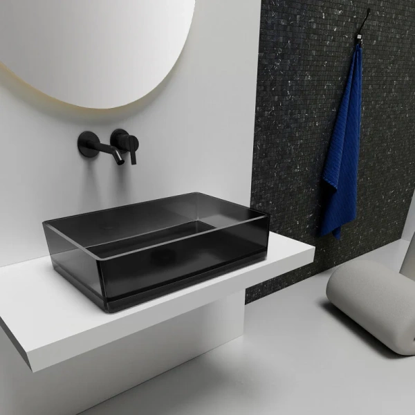 Раковина Abber Kristall AT2803 60 см прямоугольная