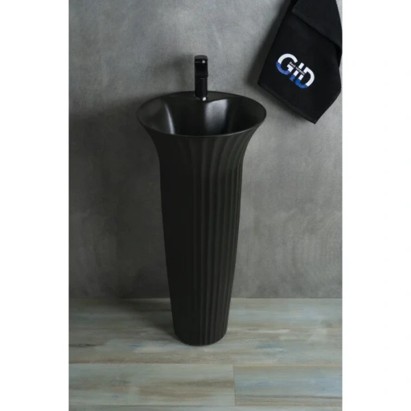 Раковина напольная GID Autonomo Nb132bg 41 см черный графит 81114