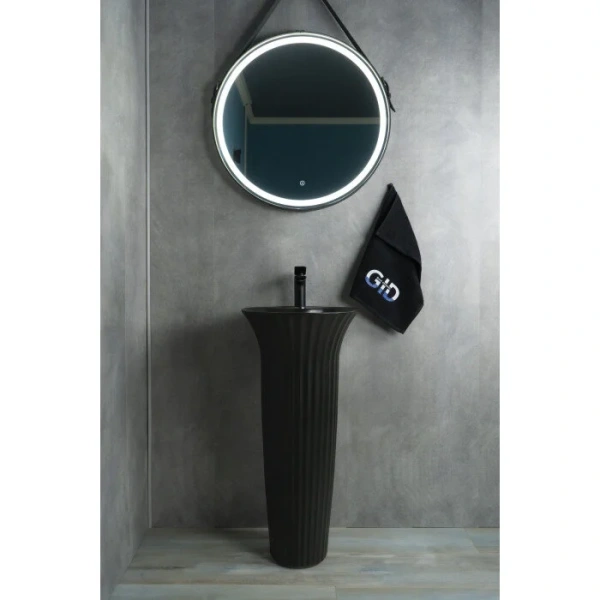 Раковина напольная GID Autonomo Nb132bg 41 см черный графит 81114