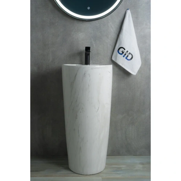 Раковина напольная GID Autonomo Nb131wgss 40 см под камень глянец 81115