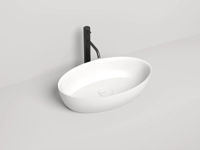 Раковина Salini Alda 01 58 см накладная, белый матовый 110621M