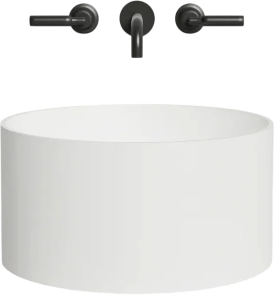 Раковина Salini Armonia Round 02 45 см из искусственного камня 130422M