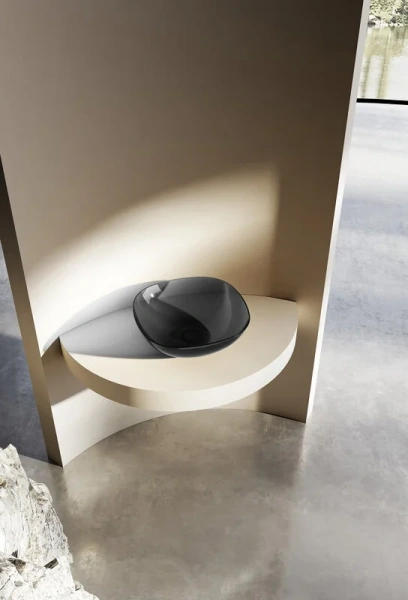 Раковина Abber Kristall AT2806 43 см прозрачная