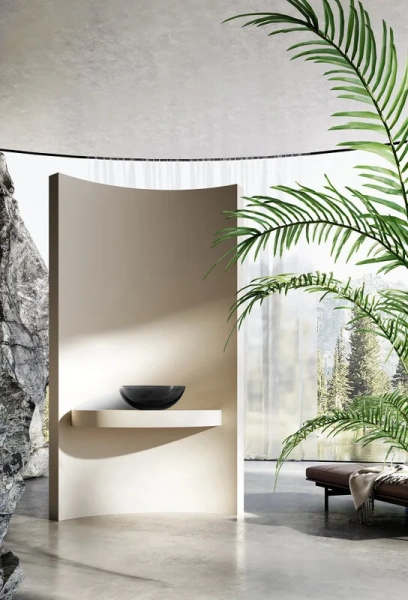 Раковина Abber Kristall AT2806 43 см прозрачная