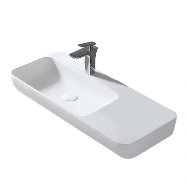 Раковина Vincea 90 см белая матовая VWB-6S590MW