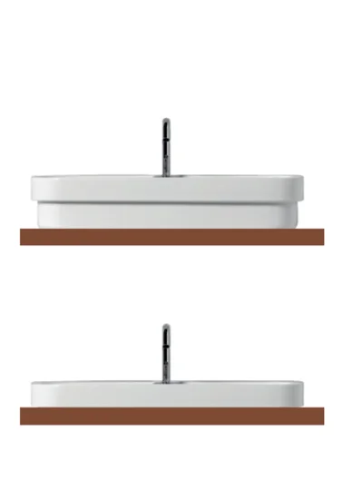 Раковина Kerasan Tribeca 5142 60 см с 1 отверстием под смеситель Staron