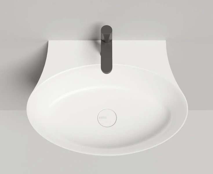 Раковина Salini Alda Wall 01 60 см белый глянец 140311G Staron