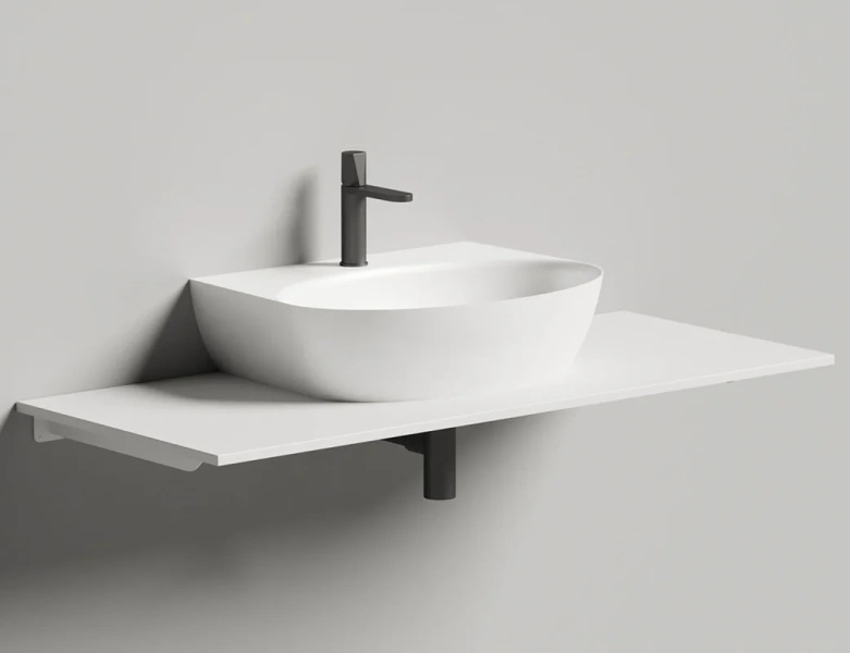 Раковина Salini Alda Wall 02 60 см белый глянец 140312G Staron