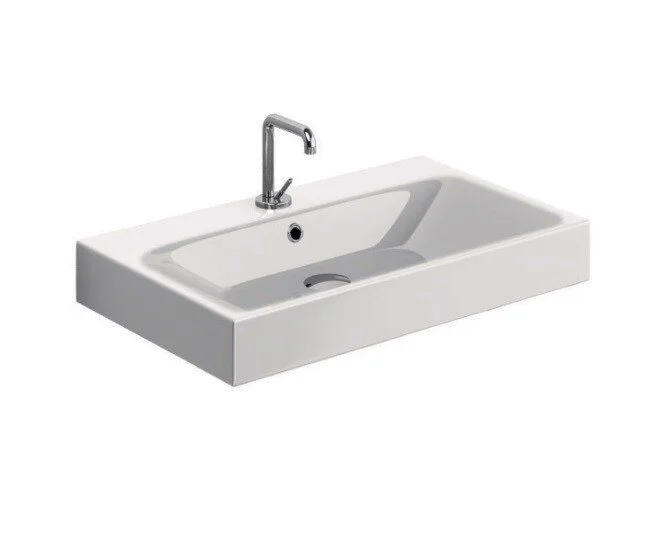 Раковина Kerasan Cento 353201*1 70 см подвесная