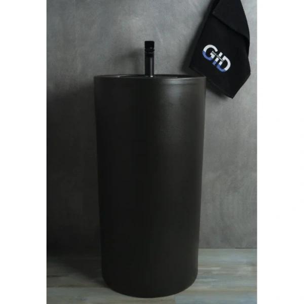 Раковина напольная GID Autonomo Nb135bg 45 см черная 81109