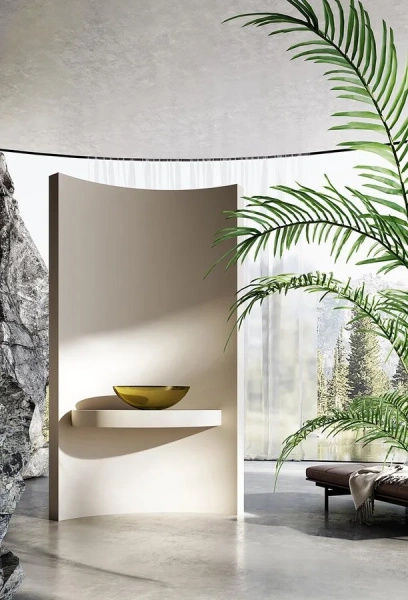 Раковина Abber Kristall AT2802 50 см прозрачная