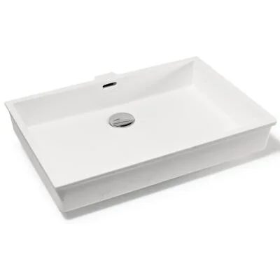 Раковина Montebianco Castello Uno 55 см белая матовая 12113