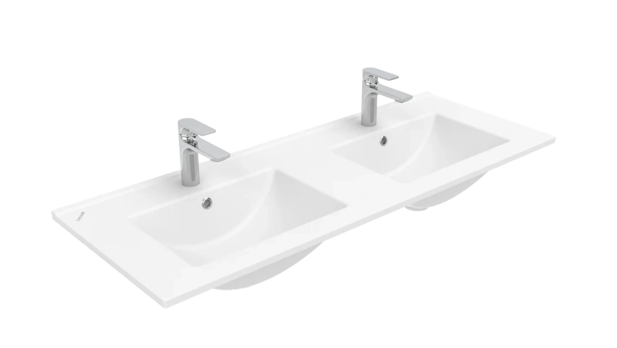 Раковина Creavit Su 121 см двойная SU121-00CB00E-0000