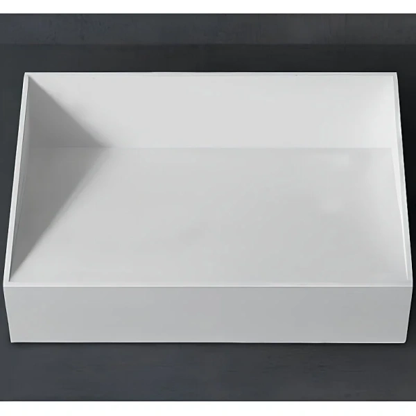 Раковина Abber Stein 60 см белая матовая AS2623