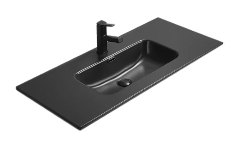 Раковина GID Integrado Bm9010s 102 см черная 72207
