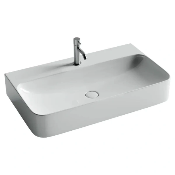 Раковина Ceramica Nova Aura 81.5 см белая CN2006