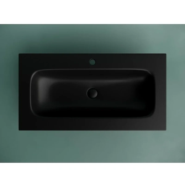 Раковина Ceramica Nova Grace 91 см черная матовая CN7019MB Staron