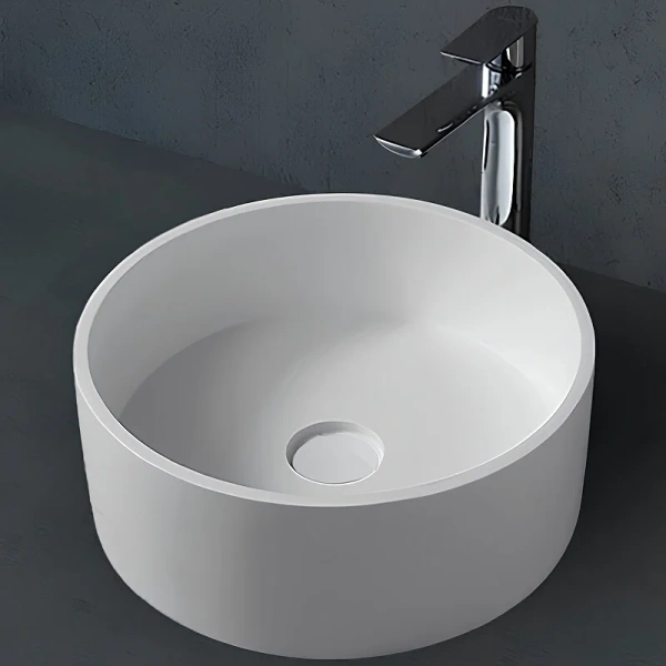 Раковина Abber Stein 40 см белая матовая AS2612