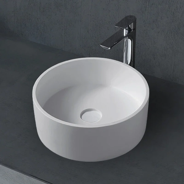 Раковина Abber Stein 40 см белая матовая AS2612