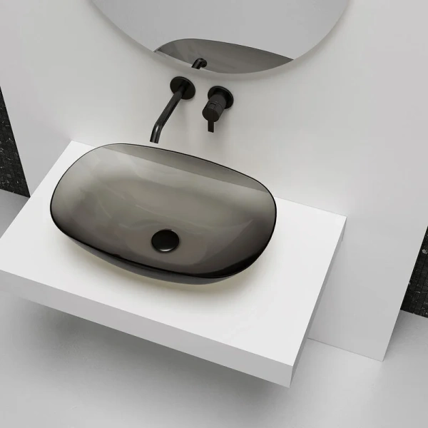 Раковина Vincea 54 см черная VBS-6T12B Staron