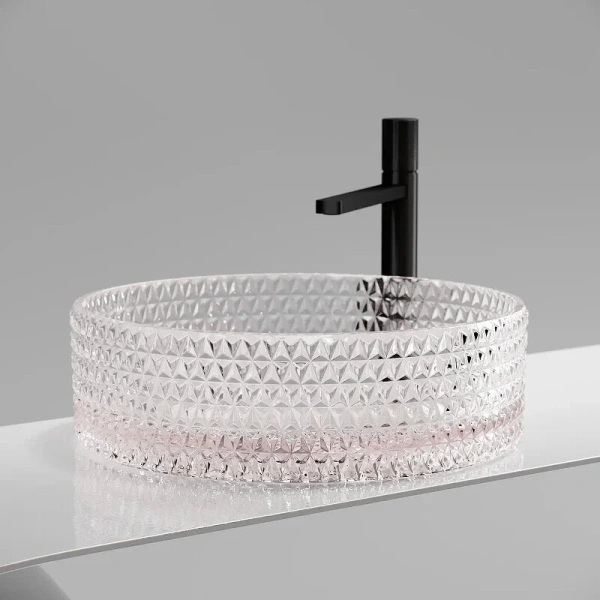 Раковина Ceramica Nova Cristal 36 см розовая CN6061 Staron