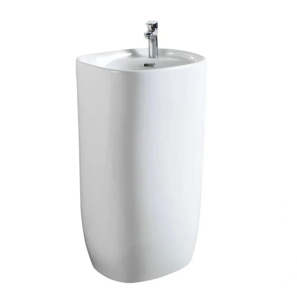 Раковина напольная Vincea 50 см белая VBS-2P202