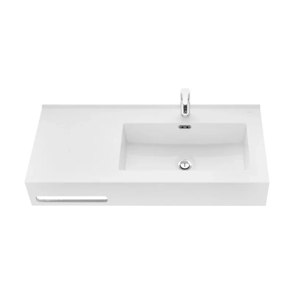 Раковина Акватон Квадро Про 1A733231QA01 100 см с полотенцедержателем Staron