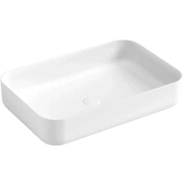 Раковина Boheme Corian 60 см белая 879-60-MW