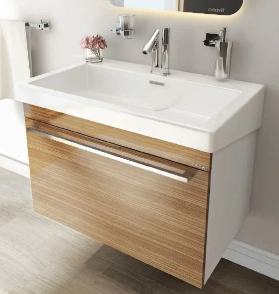 Раковина Creavit Epic 80 см белая EP080-00CB00E-0000 Staron