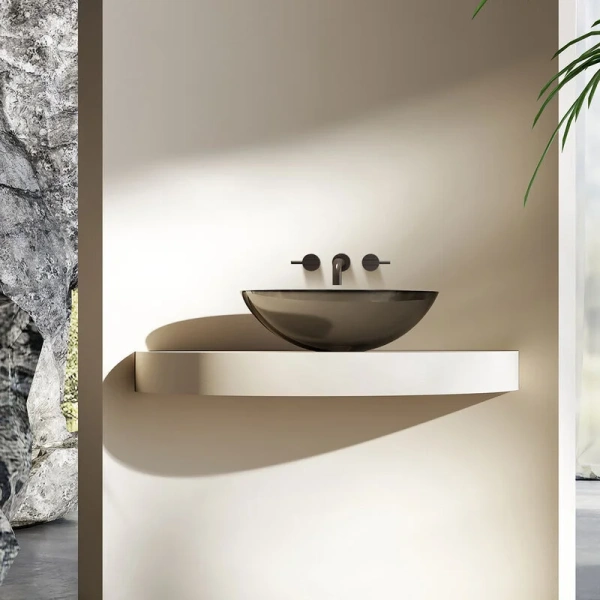 Раковина Vincea 50 см черная VBS-6T11B Staron