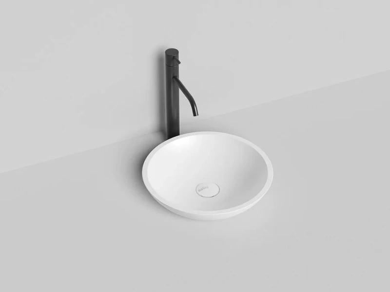 Раковина Salini Callista 05 37 см белый глянцевый 1101105G