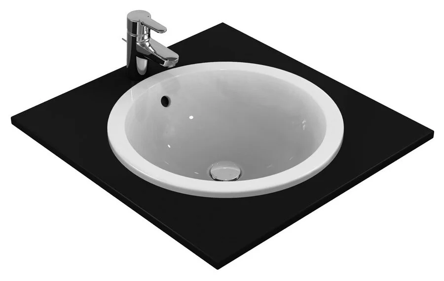 Раковина Ideal Standard Connect 48 см круглая встраиваемая E505301 Staron