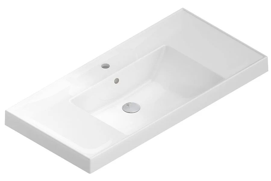 Раковина Kerama Marazzi Cubo 100 см с крепежом CU.wb.100