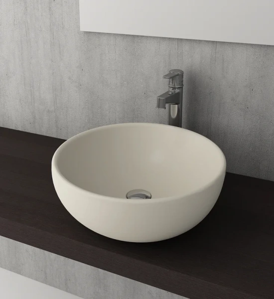 Раковина BERGES Mascon 1810 45 см накладная Staron