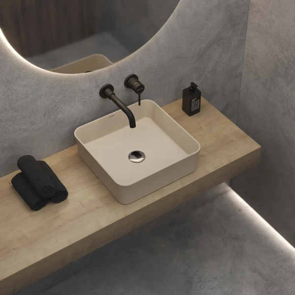 Раковина BERGES Ego 1810 38 см накладная